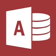 Database MS Access logo image. One of the databases we develop and design.