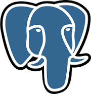 Database PostgreSQL logo image. One of the databases we develop and design.